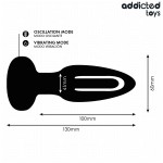 ADDICTED TOYS - ANALPLUG MIT VIBRIERENDER ZUNGE UND FERNBEDIENUNG